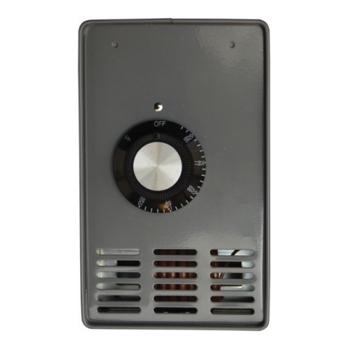 Thermostat, Wall Mount, 25 AMP, Double Pole, 120 - 277 V, Temperature Rating- 50 - 80 DEG F