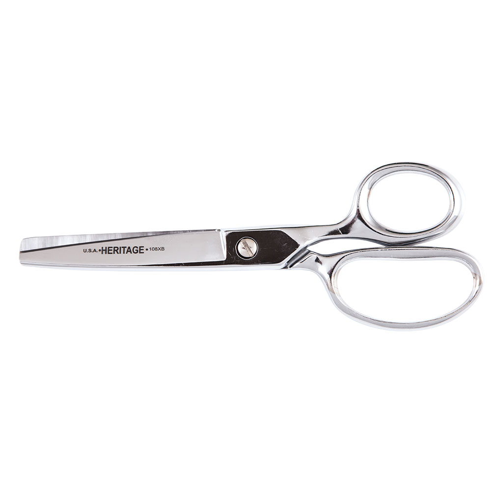Straight Trimmer, Extra Blunt Tips, 7-3/4-Inch, Scissors are chrome over nickel plated, carbon steel