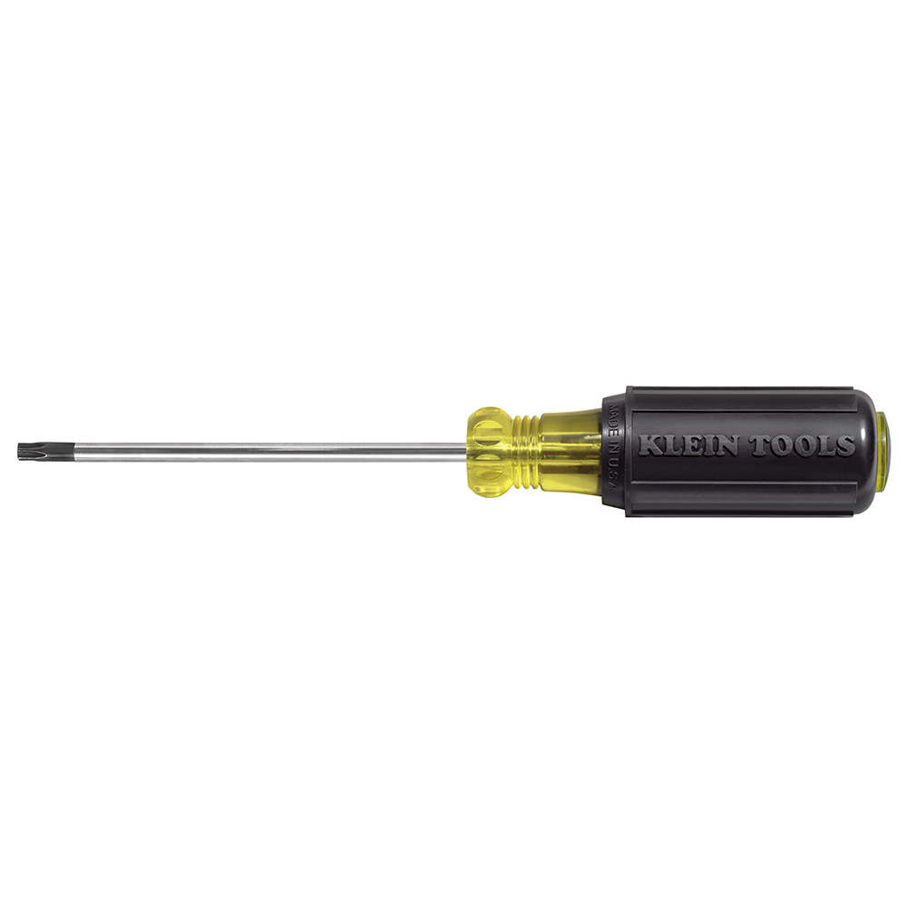 T15 TORX® Screwdriver, Round Shank, Cushion Grip, TORX® tip drive cuts slippage, saves fasteners, transmits more torque to the work