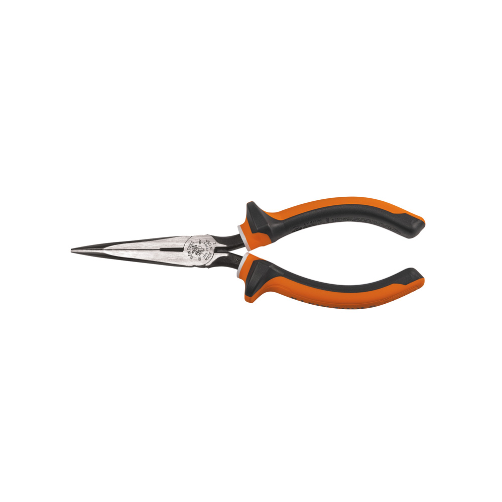 Long Nose Side Cut Pliers, 7-Inch Slim Insulated, Insulated pliers are 1000V Rated for safety on the job and VDE Certified with unique three-part insulation with white underlayer that provides a warning sign when insulation may be compromised