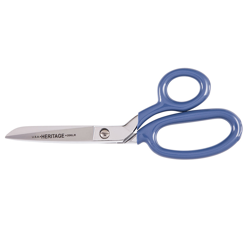 Bent Trimmer w/Large Bottom Ring, Coating, 7-Inch, Scissors are chrome over nickel plated, carbon steel and resists corrosion and rust