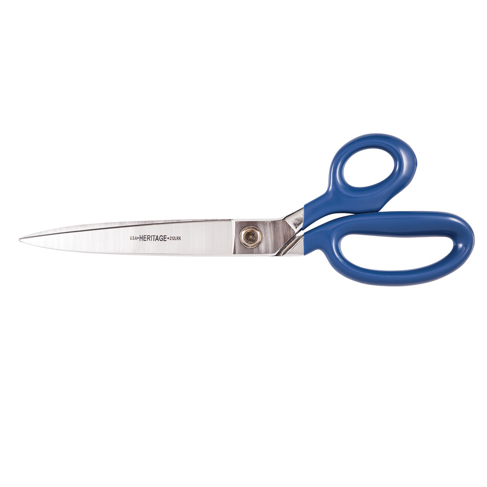 Bent Trimmer with Large Ring, Knife Edge, 12-Inch, Scissors are made of chrome over nickel plated, carbon steel