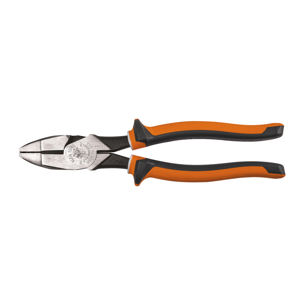 Insulated Pliers, Slim Handle Side Cutters, 9-Inch, 1000 V Rated for safety on the job. VDE Certified with unique three-part insulation with white underlayer provides warning sign that insulation may be compromised