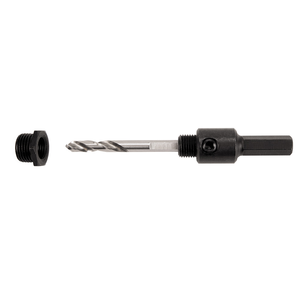 Hole Saw Arbor with Adapter, 3/8-Inch, For use with ALL Klein hole saws