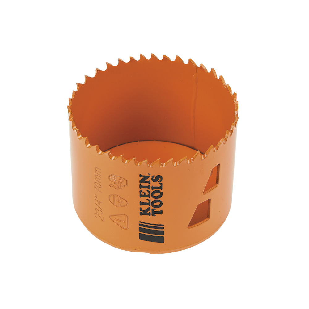 Bi-Metal Hole Saw, 2-3/4-Inch, Optimized for cutting steel including stainless steel