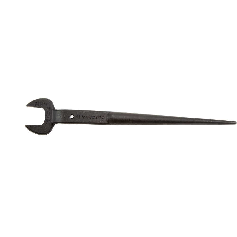 Spud Wrench, 1-7/16-Inch Nominal Opening with Tether Hole, Cross-hole with no sharp edges for tethering