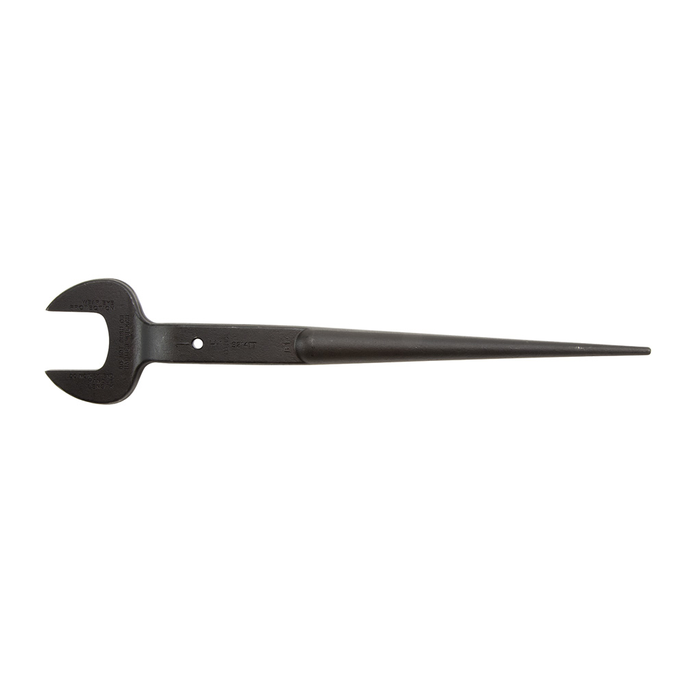 Spud Wrench, 1-5/8-Inch Nominal Opening with Tether Hole, Cross-hole with no sharp edges for tethering