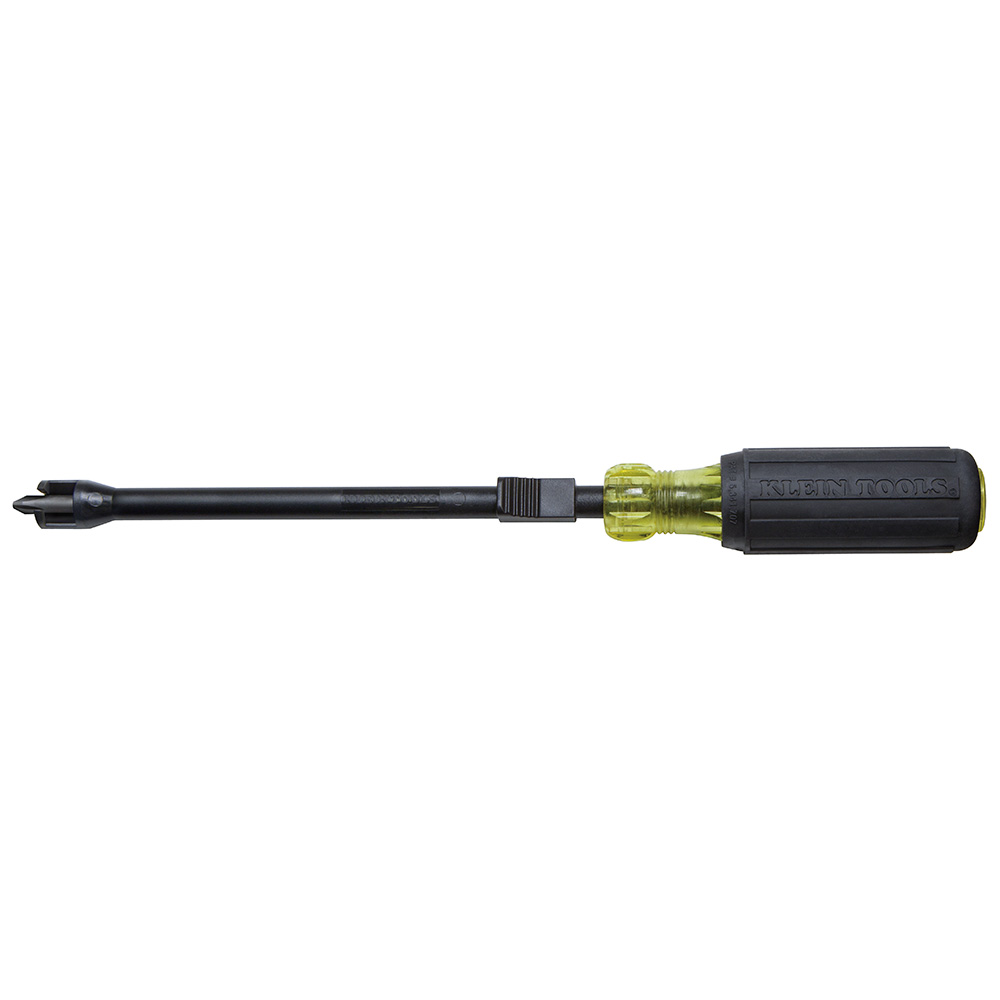 #2 Phillips Screw Holding Screwdriver, Starts and drives screws with one hand when working in hard-to-reach spaces
