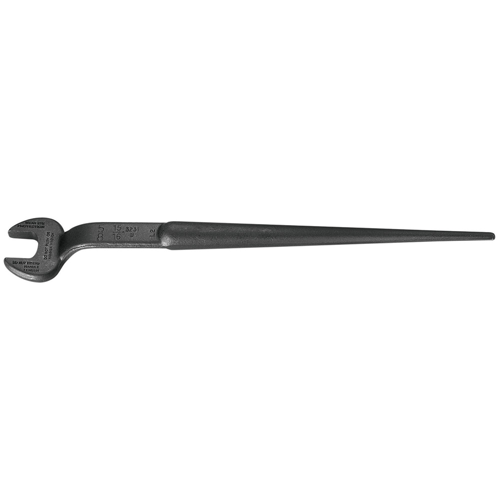 Spud Wrench, 1-1/2-Inch Nominal Opening for Regular Nut, Forged in the USA from select US alloy steel to withstand high-leverage and heavy loads