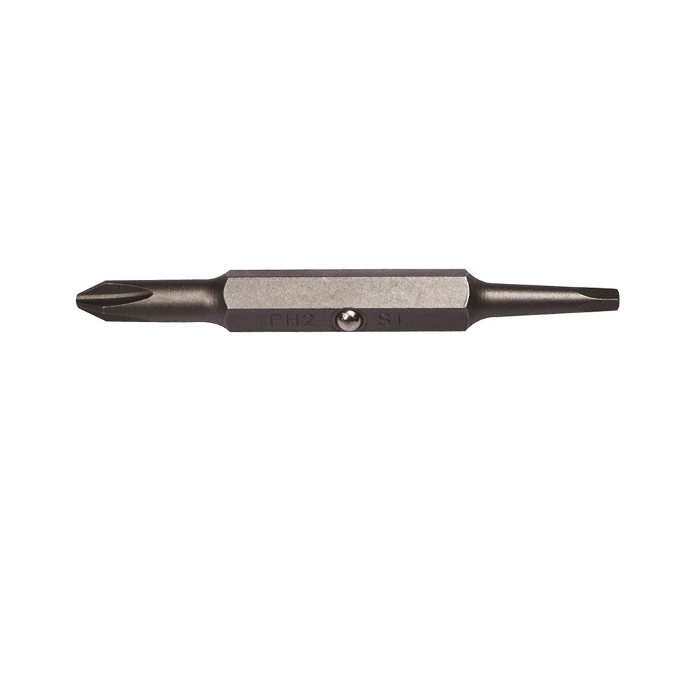 Replacement Bit #2 Phillips & #1 Square, Fits Klein Heavy-Duty (32557) and Ratcheting (32558) Multi-Bit Screwdriver/Nut Drivers.