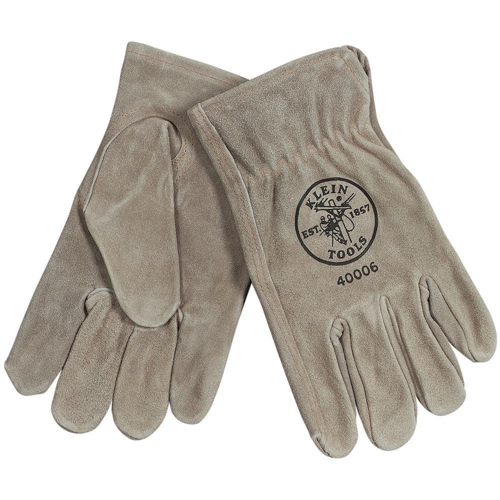 Cowhide Driver's Gloves, Small, Tough, durable, sueded cowhide leather