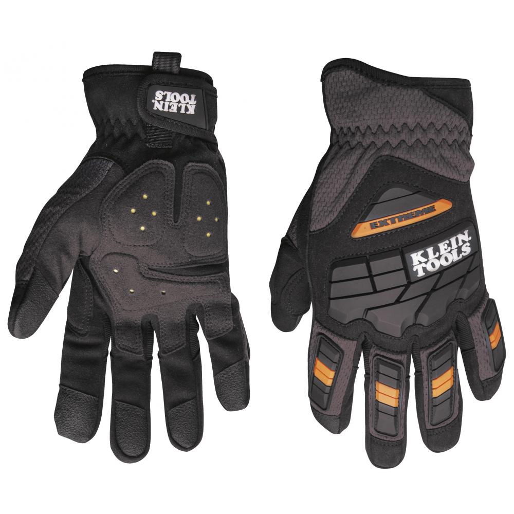 Journeyman Extreme Gloves, Large, Flexible thermo plastic rubber (TPR) and EVA foam for the fingers, knuckles and back of the hand