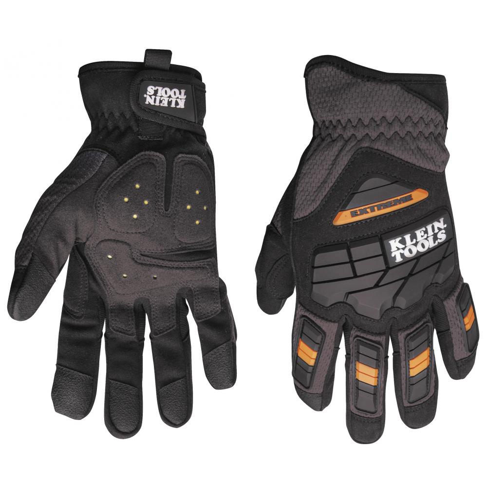Journeyman Extreme Gloves, X-Large, Flexible thermo plastic rubber (TPR) and EVA foam for the fingers, knuckles and back of the hand