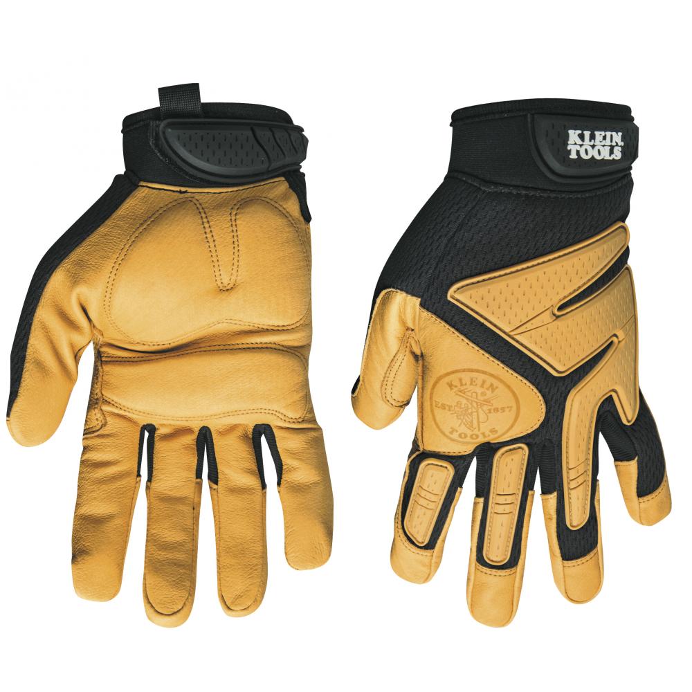 Journeyman Leather Gloves, Large, Genuine professional grade leather offers great comfort