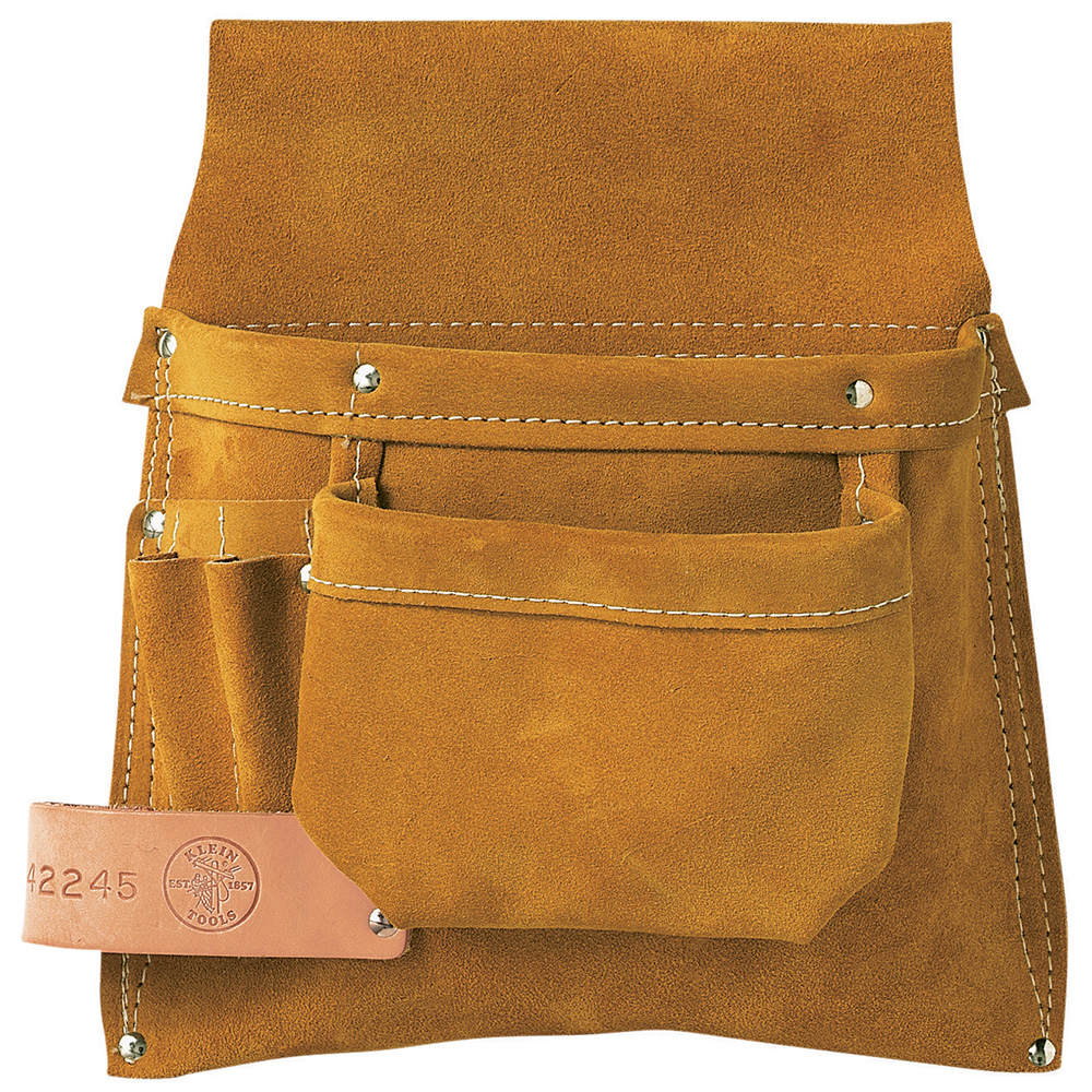 Right-Hand Nail and Tool Pouch, Leather construction