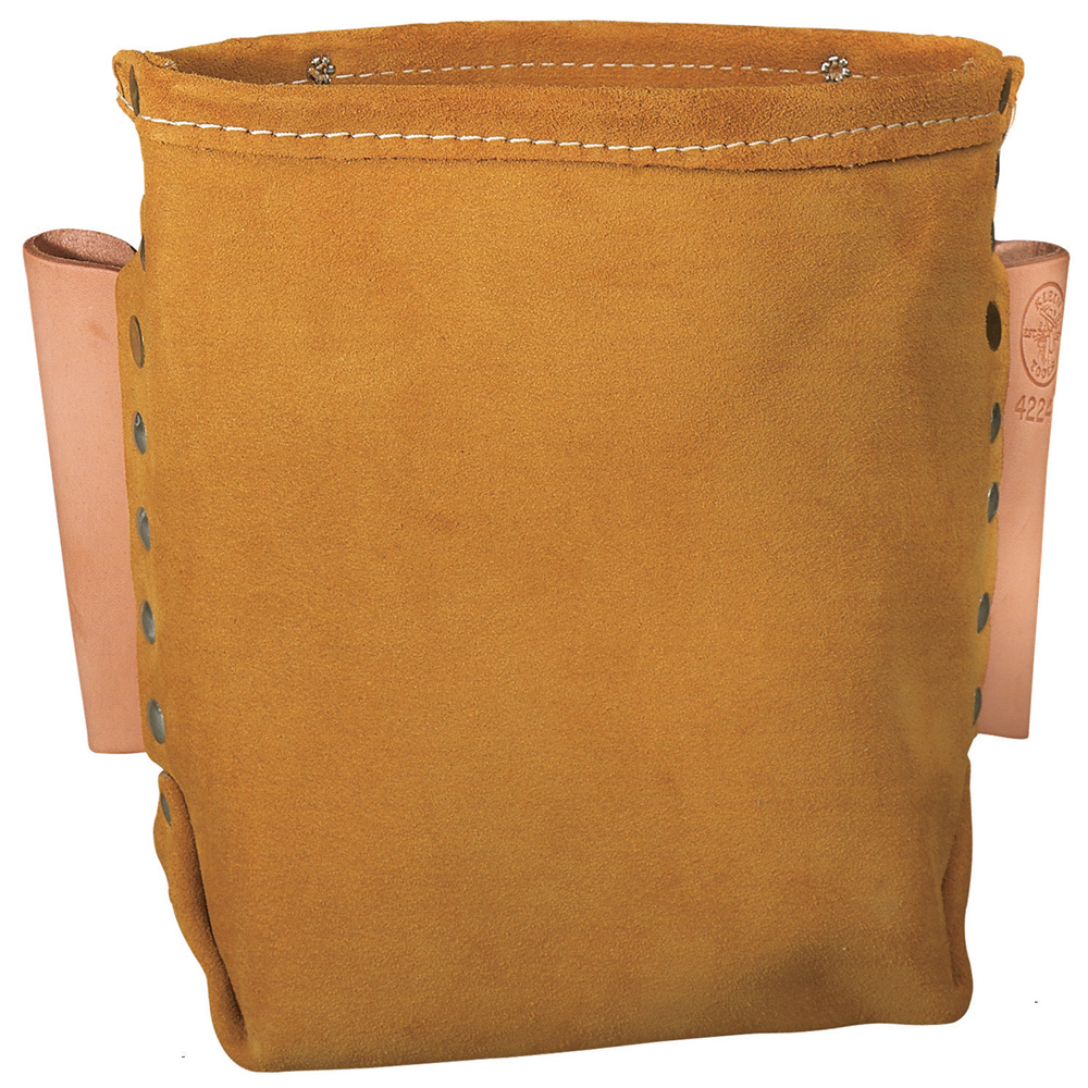 Leather Bolt Bag / Tool Pouch /Tool Bag, 5 x 8.5 x 8.5-Inch, Tool Pouch with durable leather construction