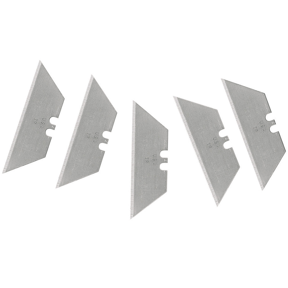 Utility Knife Blades, 5 Pack, Heavy-duty razor-edged blades