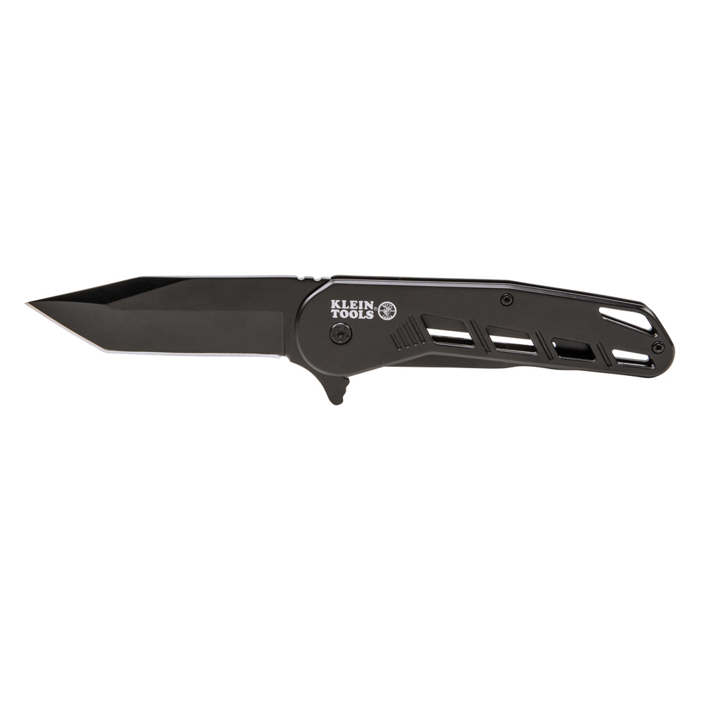Bearing-Assisted Open Pocket Knife, Bearing-assisted opening mechanism enables a smooth, easy deployment of the blade