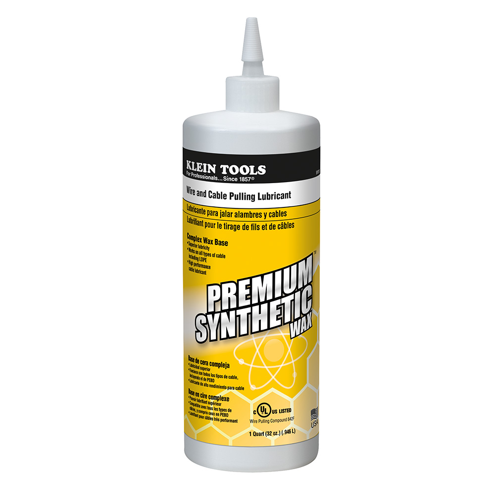 Premium Synthetic Wax Cable Pulling Lube 1-Quart, High performance lubricant for general electrical and utility applications