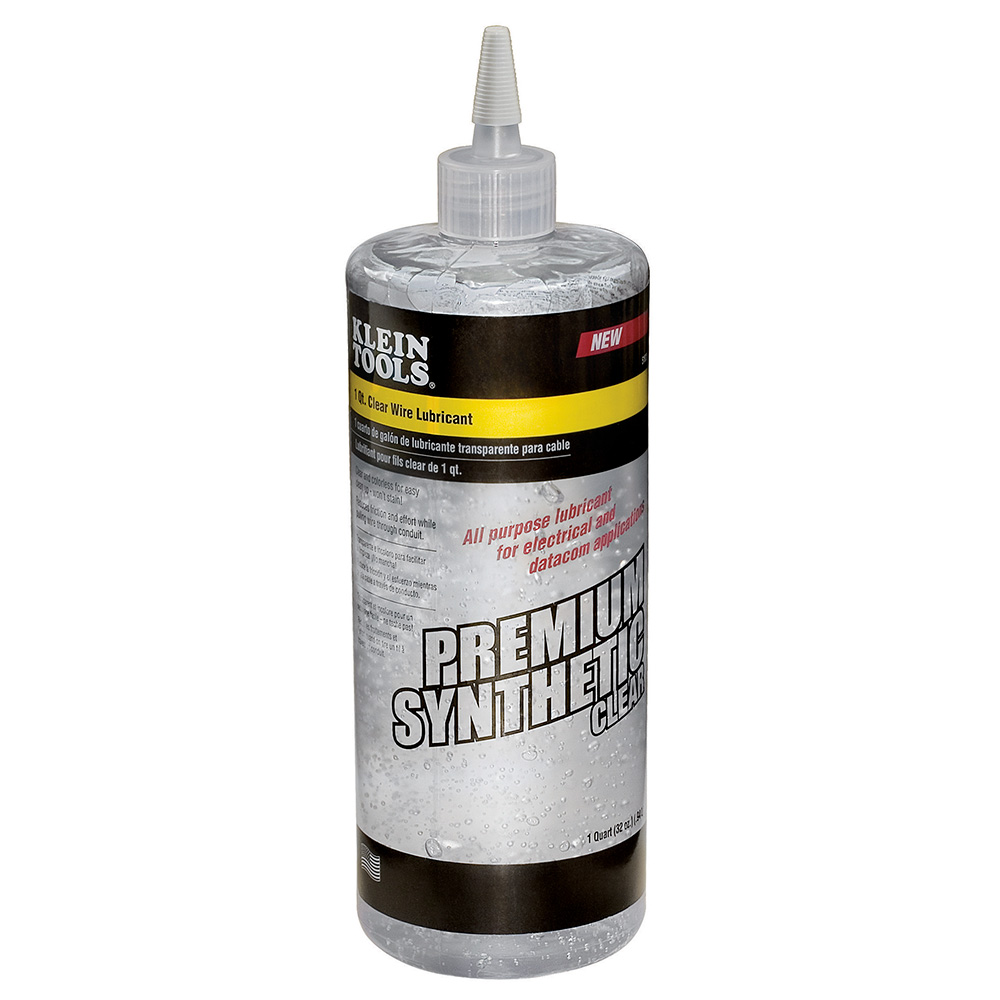 Premium Synthetic Clear Lubricant 1-Quart, Designed for use primarily in finished workspaces (for example around painted walls and carpeted floors)