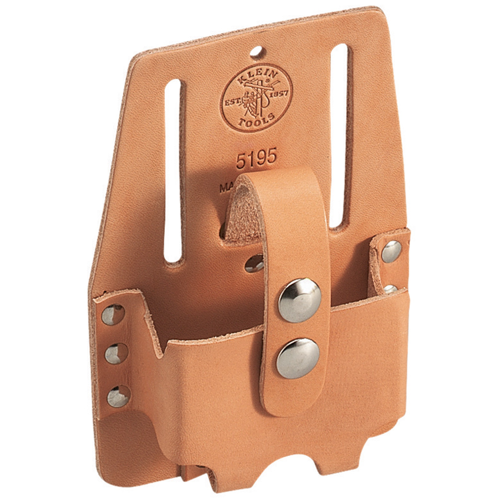 Tape Measure Holder, Leather, Medium, Perfect for carrying medium-sized (16-foot 4.88 m) power return rules
