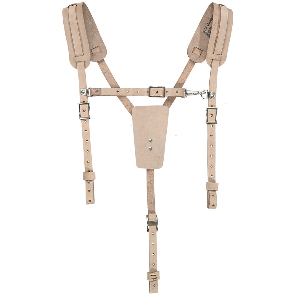 Soft Leather Work Belt Suspenders, Soft leather work-belt suspenders