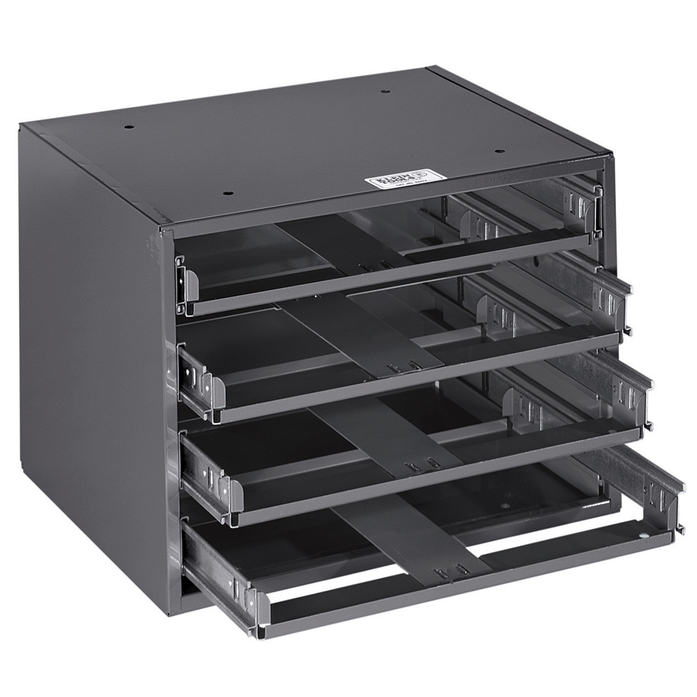 54474 092644546105 4-Box Slide Rack 11-5/16-Inch Height, Holds Klein mid-size storage boxes (sold separately)