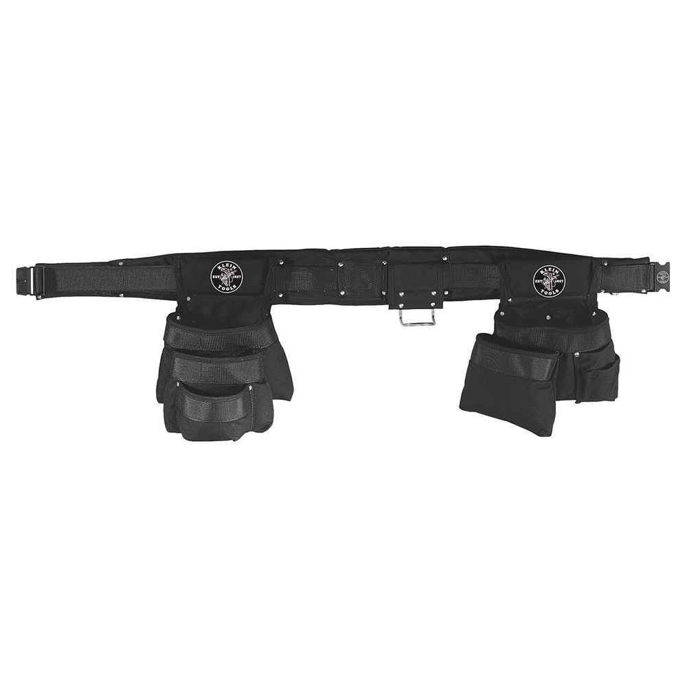 Electrician's Padded Tool Belt/Pouch Combo, 11-Pocket, 4-Piece, M, Includes: 8-PocketTool Pouch (Cat. No. 5701) 3-Pocket Tool Pouch (Cat. No. 5703) Hammer Holder (Cat. No. 5706) Medium Padded Tool Belt (nylon web belt Cat. No. 5704M)