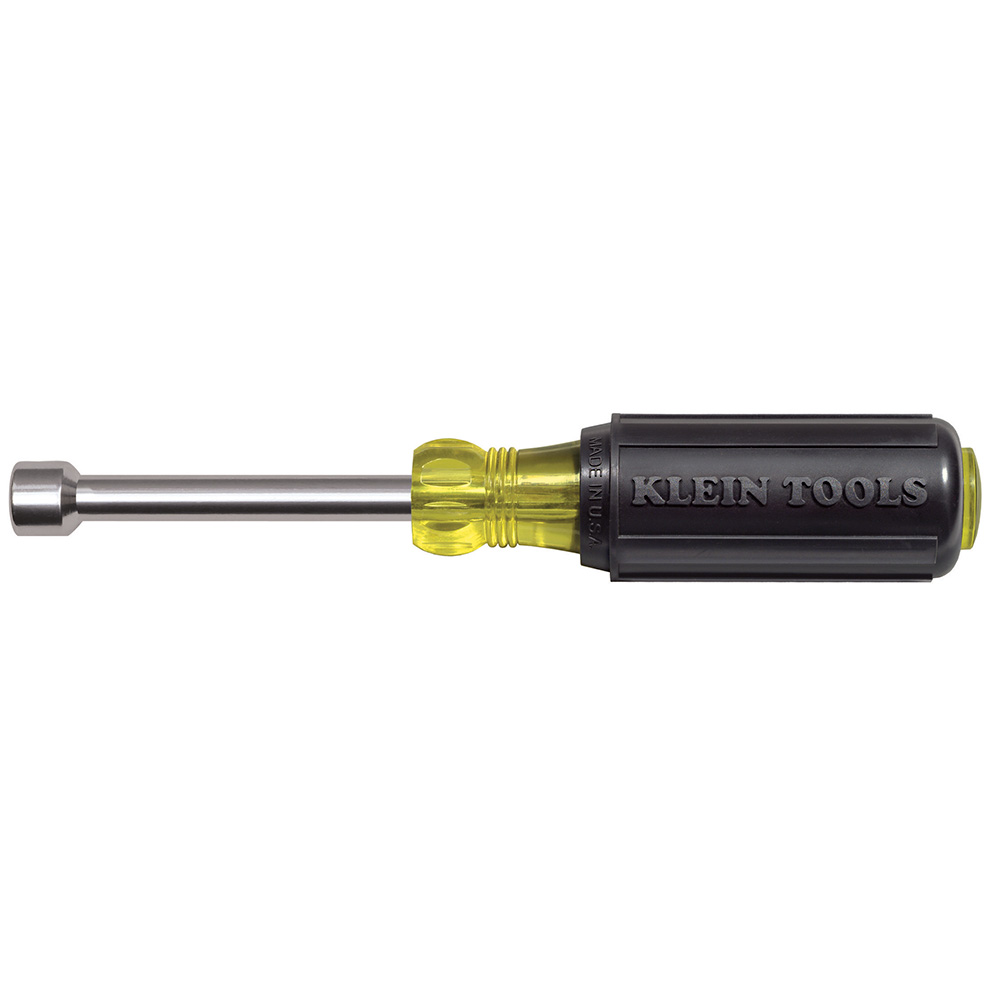 7/16-Inch Magnetic Tip Nut Driver 3-Inch Shaft, Exclusive hollow shaft design with Rare-Earth magnetic tip features unobstructed pass-through, even on long bolts