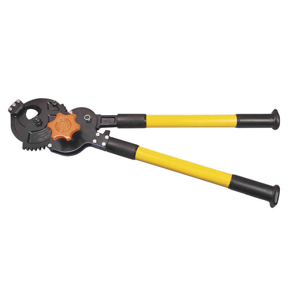 Heavy Duty Ratcheting Cutter, Ratchet-action design provides maximum leverage with minimum effort for heavy-duty use
