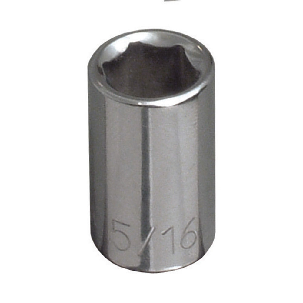 9/32-Inch Standard 6-Point Socket, 1/4-Inch Drive, 9/32-Inch hex standard length with 6-point socket
