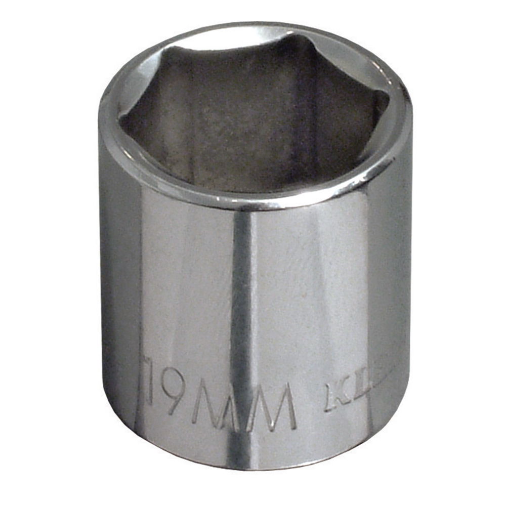17 mm Metric 6-Point Socket, 3/8-Inch Drive, For use with socket wrenches