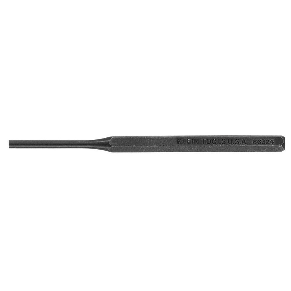 Pin Punch, 5-1/4-Inch, 5/32-Inch Point Diameter, Pin Punch made of high-carbon steel for durability