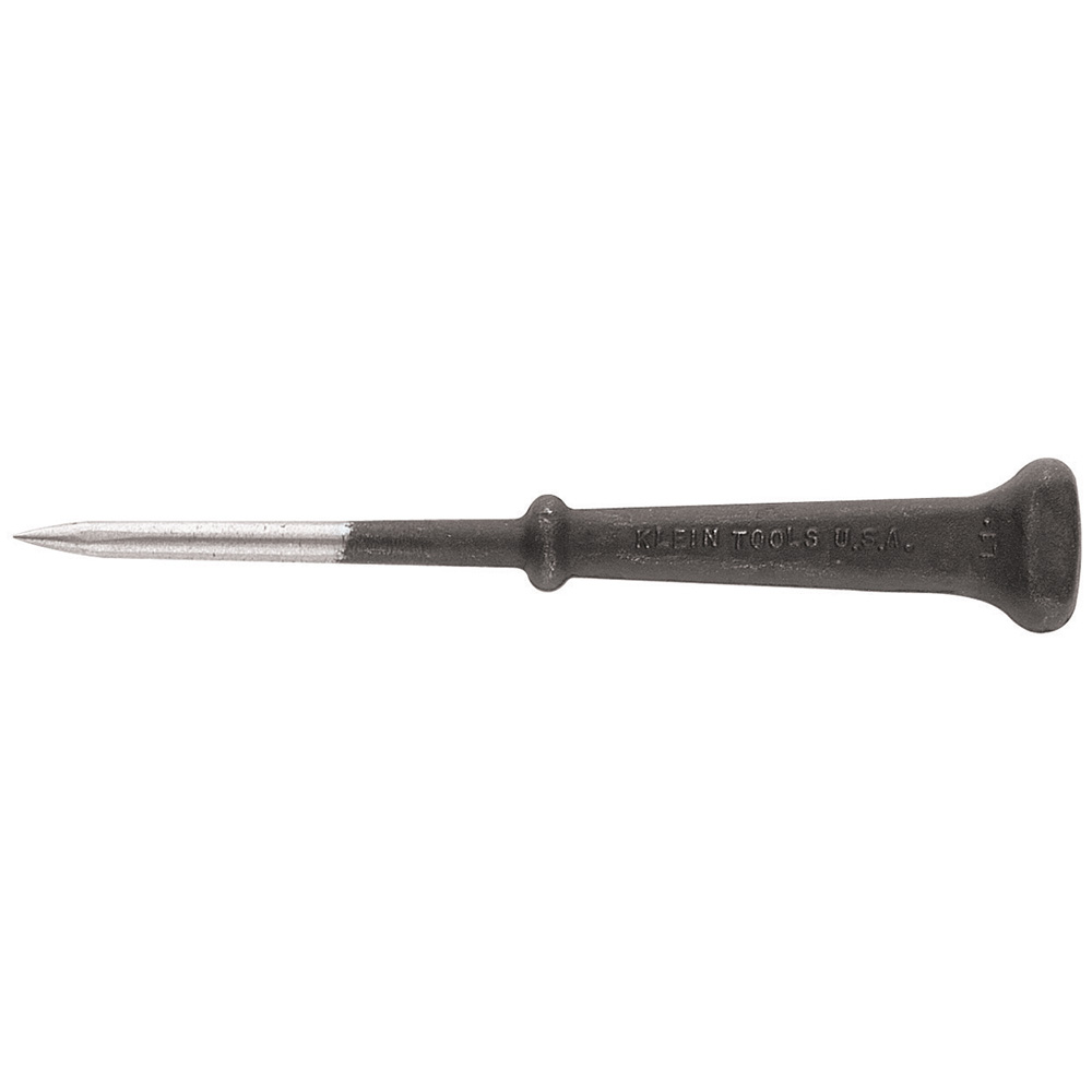 Steel Scratch Awl, 3-1/2-Inch, One-piece forged-steel blade and bolstered shank