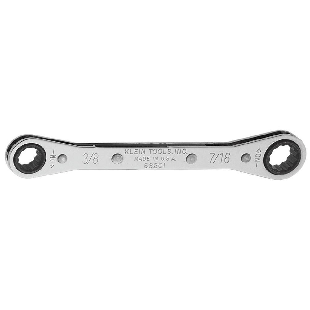 Ratcheting Box Wrench 3/8 x 7/16-Inch, Reverse ratcheting action by simply turning wrench over