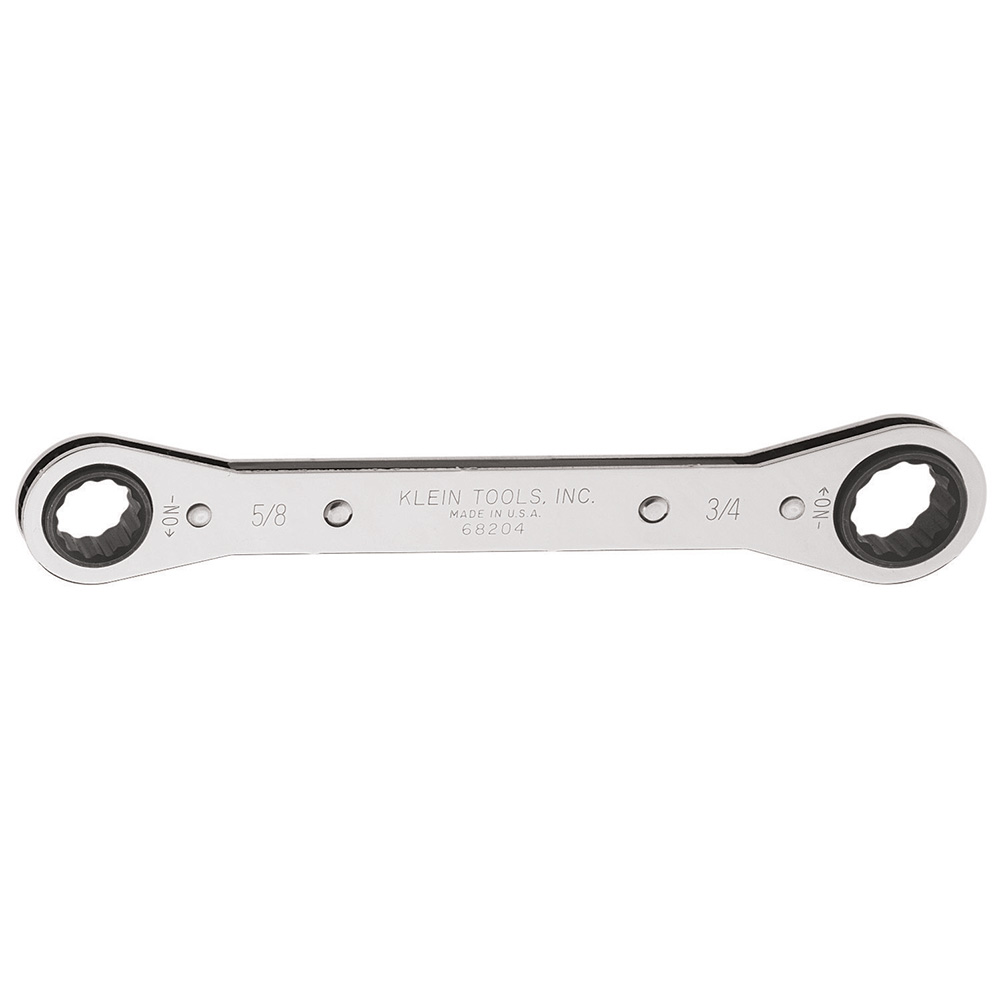 Ratcheting Box Wrench 5/8 x 3/4-Inch, Reverse ratcheting action by simply turning wrench over