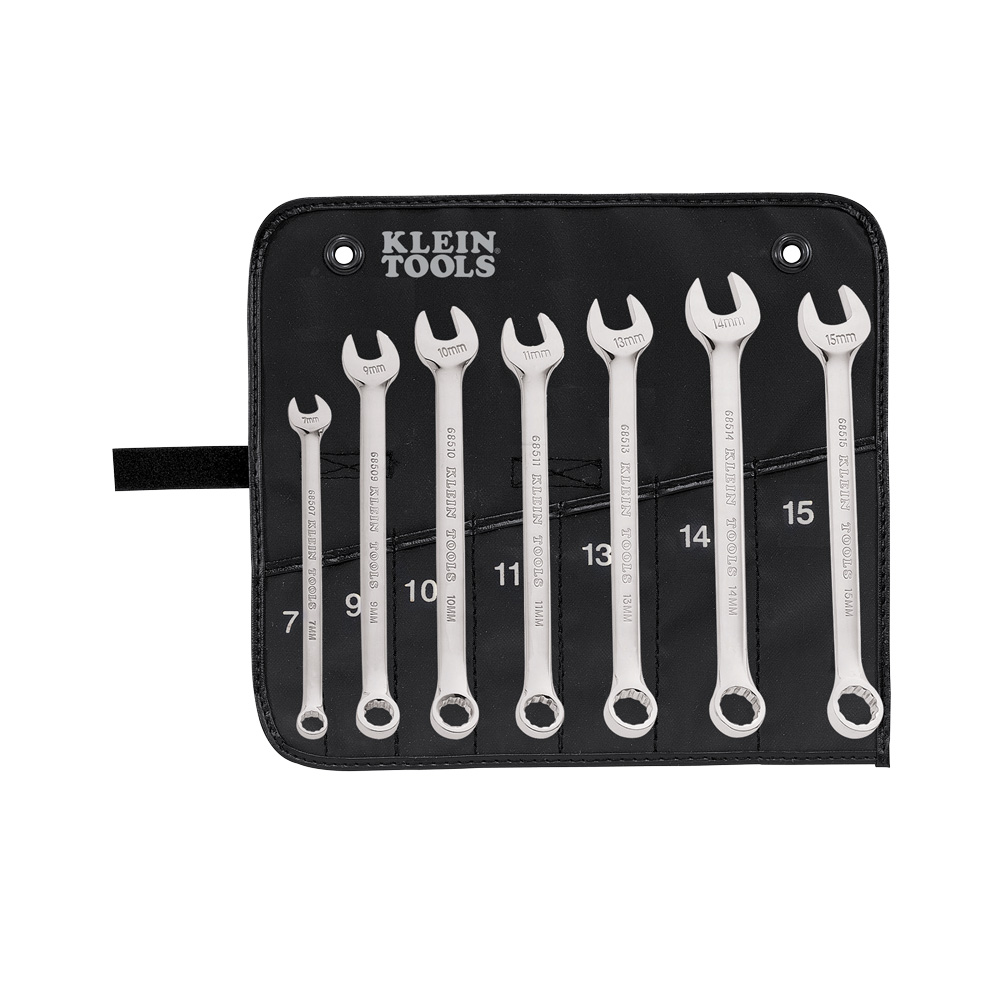 Combination Wrench Set, Metric, 7-Piece, Set contains: 68507, 68509, 68510, 68511, 68513, 68514 and 68515