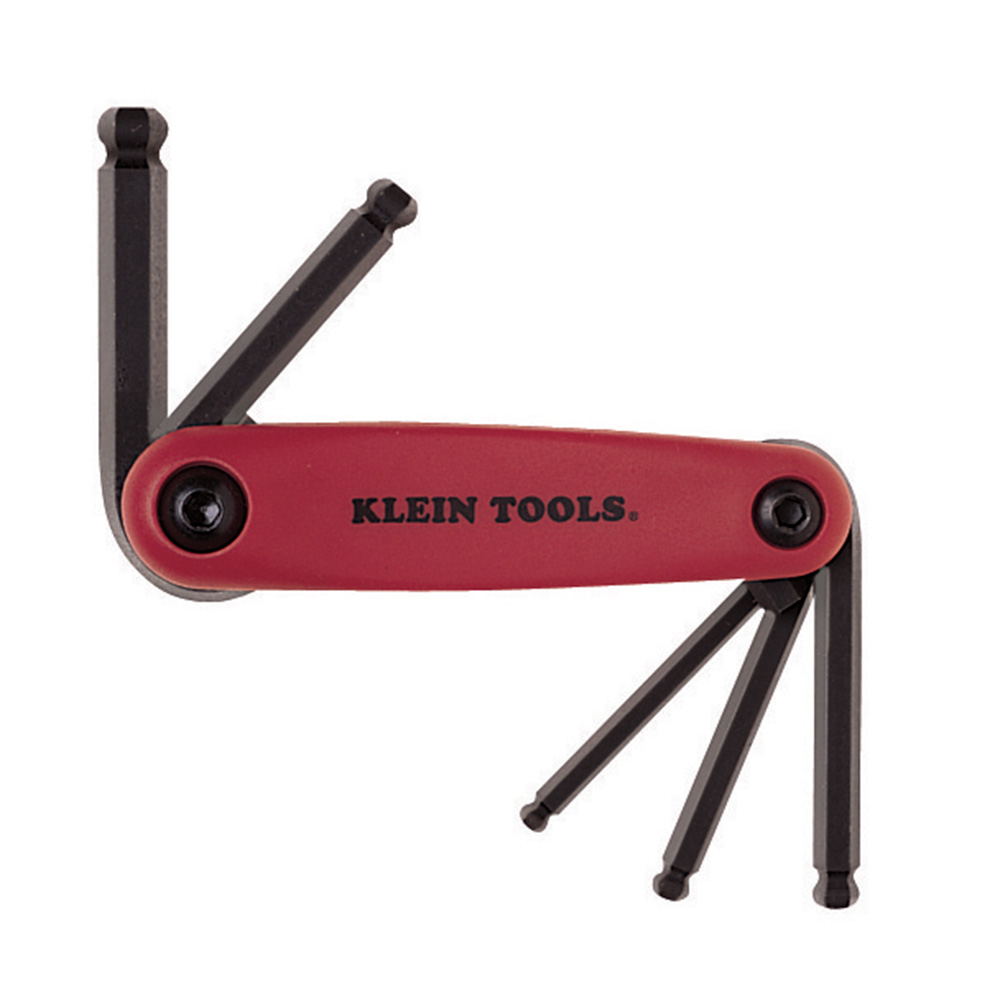Grip-It® Ball End Hex Set, 5-Key, Metric Sizes, Handy hex key sets fit your pocket or tool box easily and help eliminate the lost-key problem