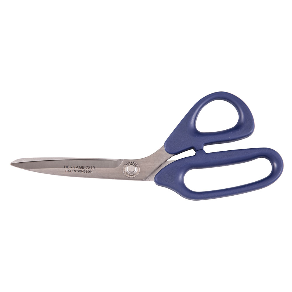 Bent Trimmer, Plastic Ambidex Handle, 8-1/4-Inch, Scissors have stamped stainless steel precision ground blades