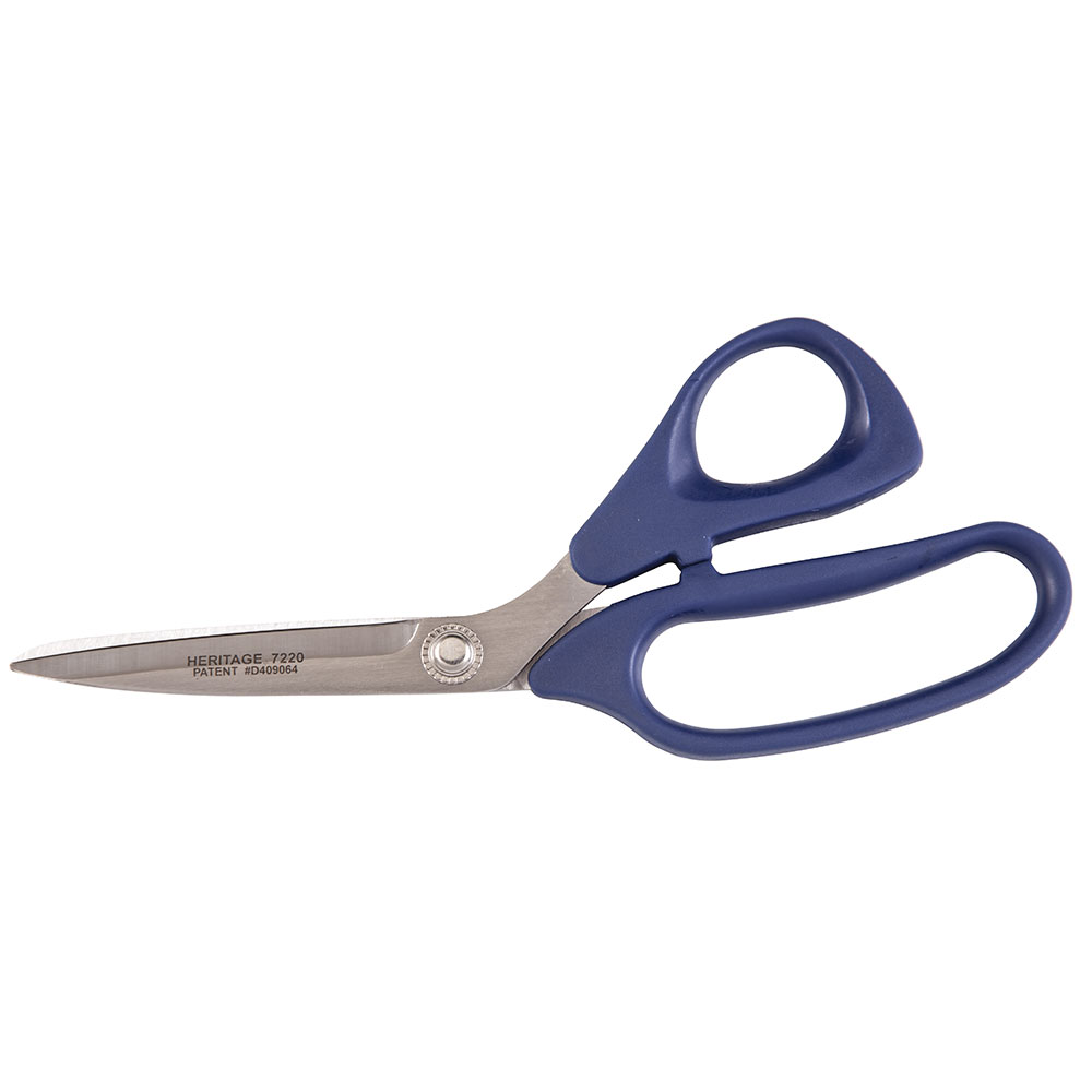 Bent Trimmer, Plastic Handle Stainless, 8-7/8-Inch, Scissors feature stamped stainless steel precision ground blades