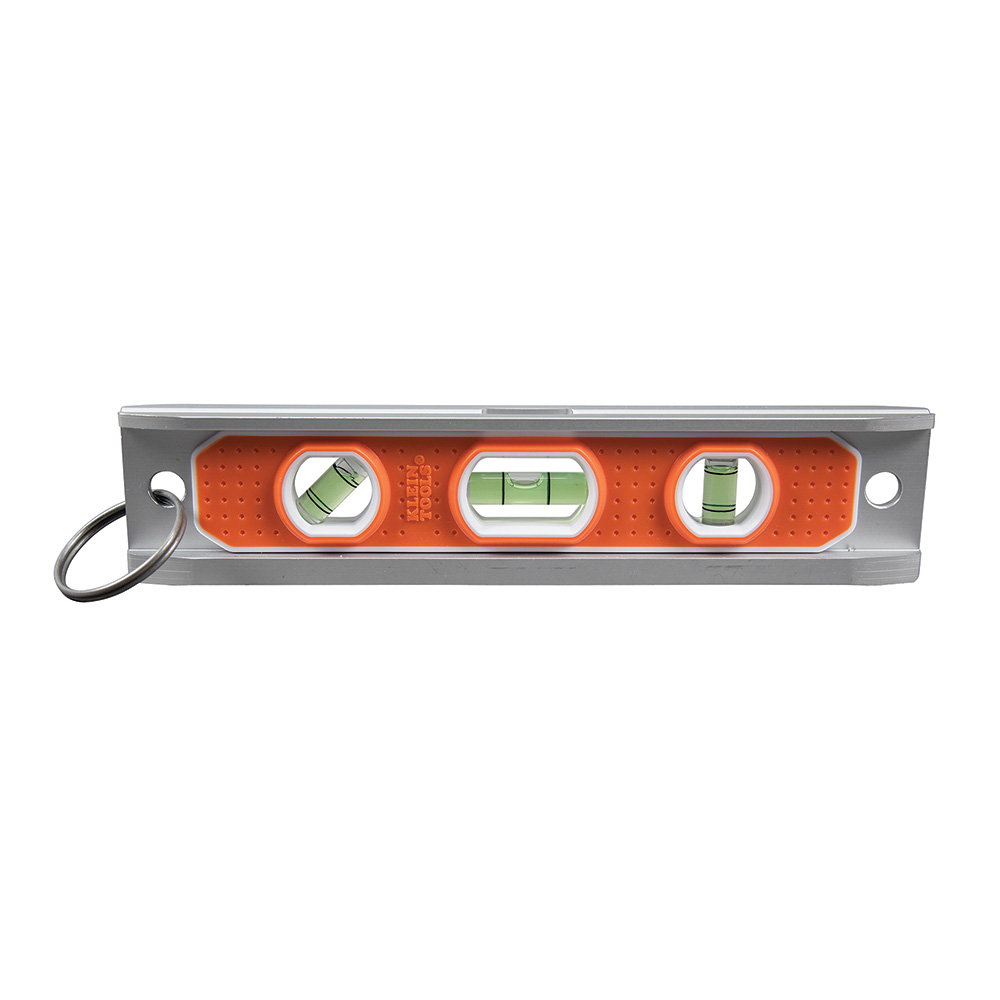 Magnetic Torpedo Level with Tether Ring, Torpedo Level includes split ring to tether level while working at height
