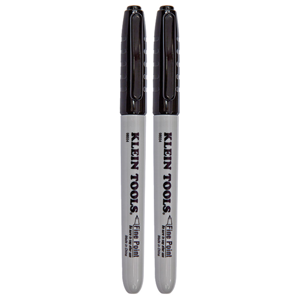 Fine Point Permanent Markers, 2-Pack, Permanent on most surfaces