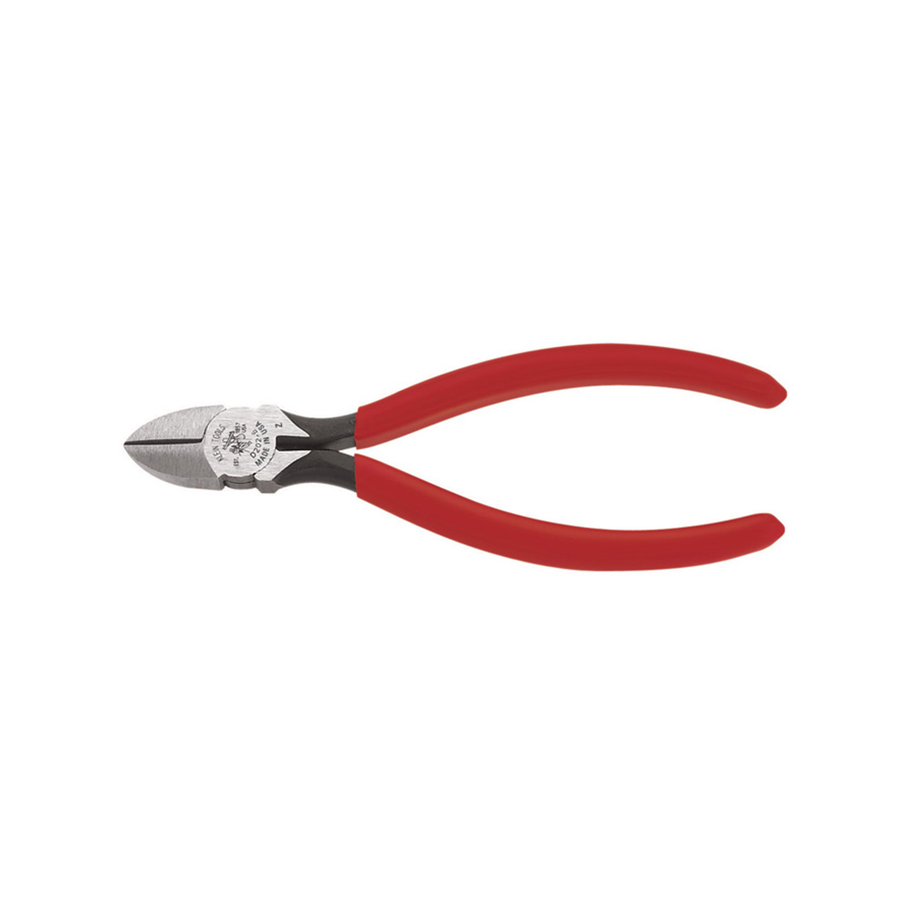 Diagonal Cutting Pliers, Tapered Nose, Spring-Loaded, 6-Inch, Pliers with tapered nose are designed for working in tight spaces
