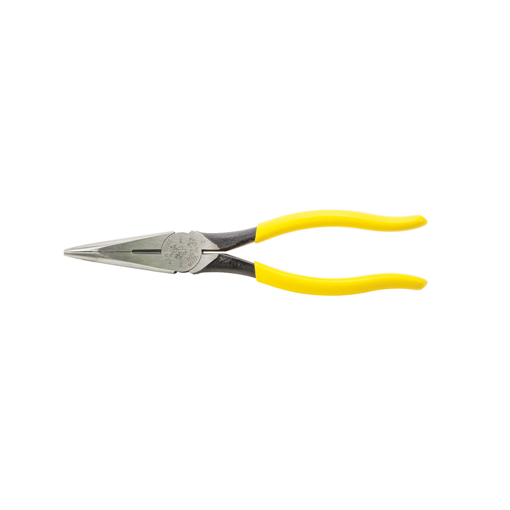 Pliers, Needle Nose Side-Cutters, 8-Inch, Needle Nose Pliers with heavier design for greater cutting power