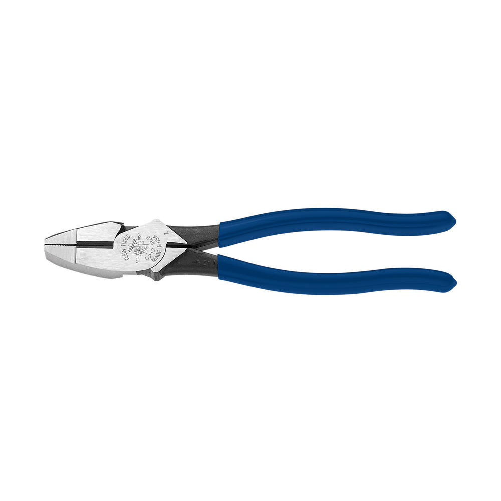 Lineman's Pliers, High-Leverage, 8-Inch, Pliers with high-leverage design rivet is closer to the cutting edge for 46-percent greater cutting and gripping power than other plier designs