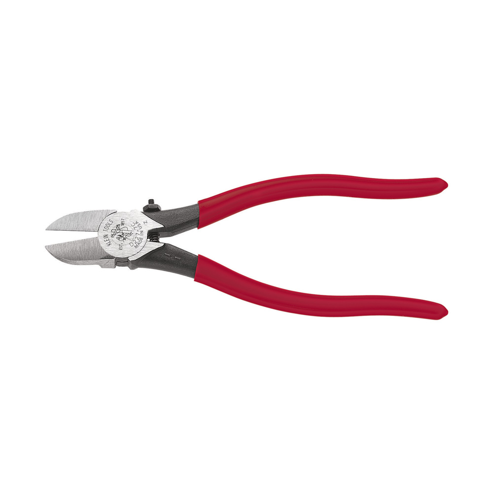 Diagonal Cutting Pliers, Spring-Loaded, Plastic Cutting, 7-Inch, Pliers precisely cut injection mold sprues, gates, and other plastic