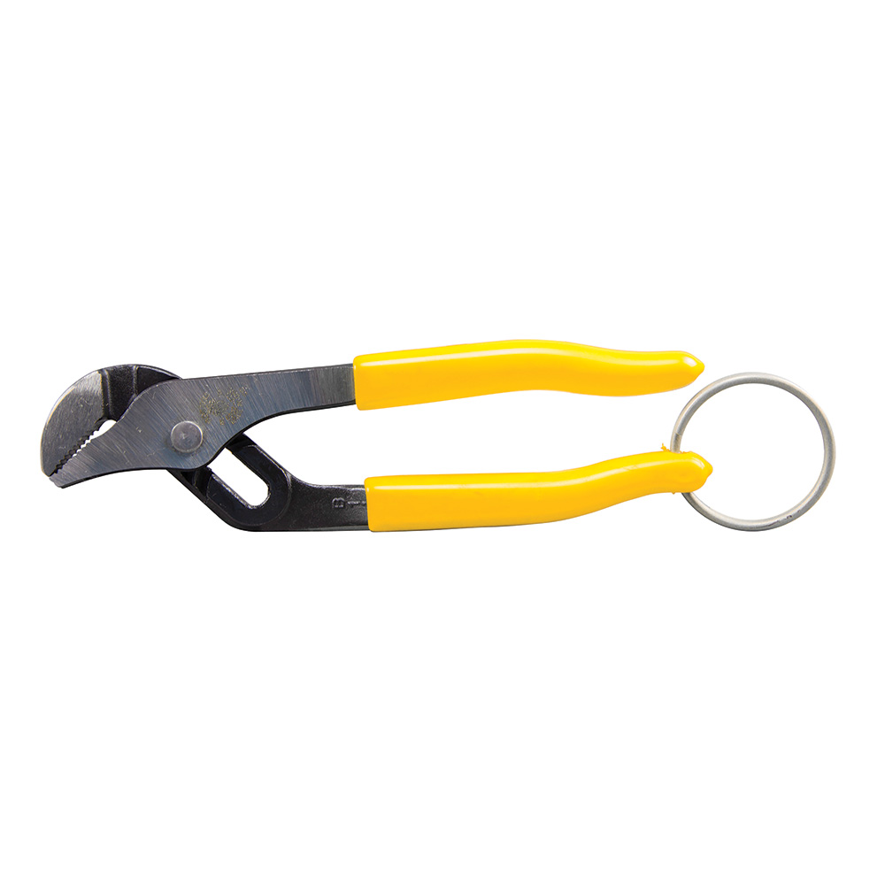 Pump Pliers, 6-Inch, with Tether Ring, Pump Pliers with Quick-Adjust Rivet allows one-handed fast, easy adjustment of plier jaws