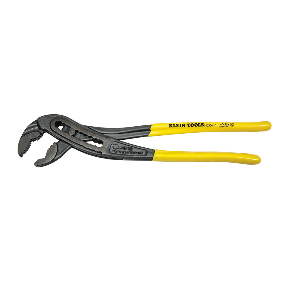 Classic Klaw™ Pump Pliers, 10-Inch, Unique jaw design provides multiple points of contact for maximum torque