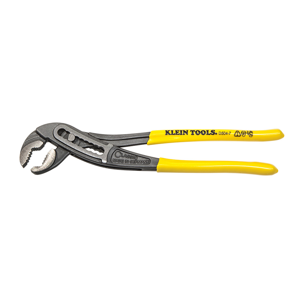 Classic Klaw™ Pump Pliers, 7-Inch, Unique jaw design provides multiple points of contact for maximum torque