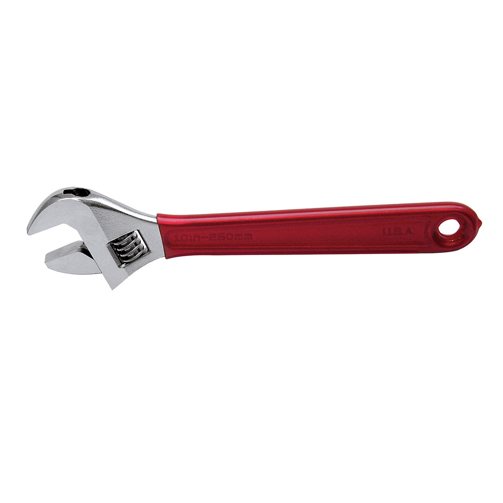 Adjustable Wrench Extra Capacity, 10-Inch, Extra capacity allows use of a smaller size wrench to handle bigger jobs, especially in confined spaces